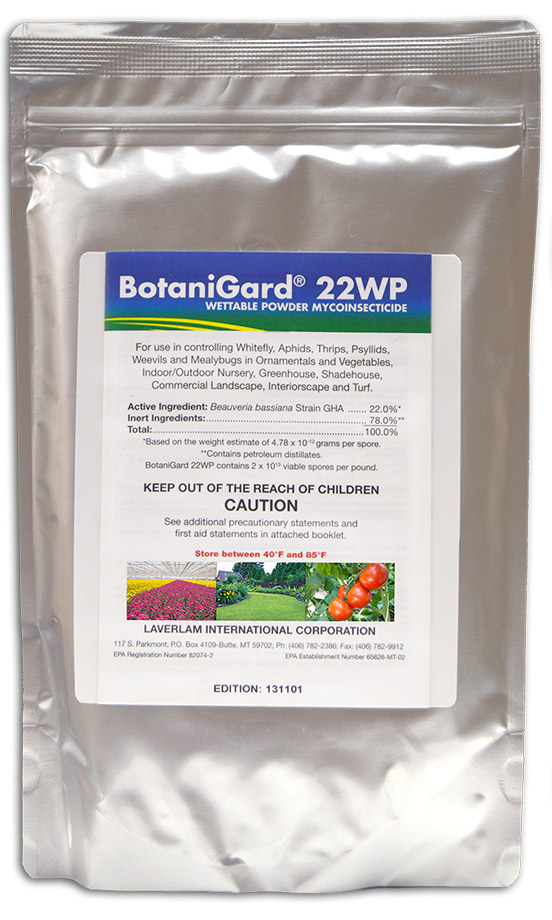 BotaniGard® 22WP Mycoinsecticide 1 lb Bag - 12 per case - Insecticides